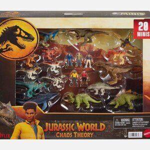 Jurassic World Chaos Theory Mini Figure Set - 20pk